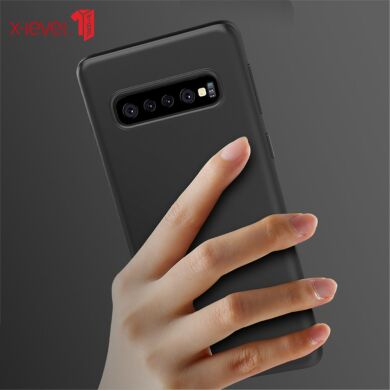 Силіконовий (TPU) чохол X-LEVEL Matte для Samsung Galaxy S10 Plus (G975), Black