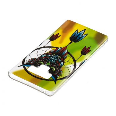 Силиконовый (TPU) Deexe LumiCase для Samsung Galaxy Note 9 (N960) - Owl and Dream Catcher