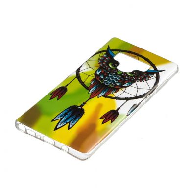 Силиконовый (TPU) Deexe LumiCase для Samsung Galaxy Note 9 (N960) - Owl and Dream Catcher