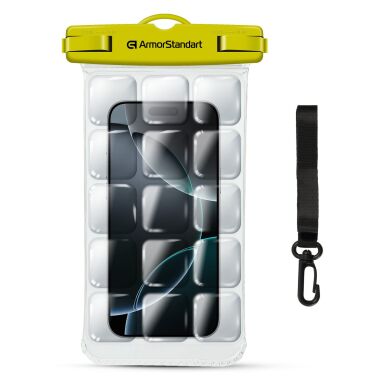 Влагозащитный чехол ArmorStandart CapsulePro Waterproof Floating Case для смартфонов с диагональю до 6.9 дюймов - Yellow