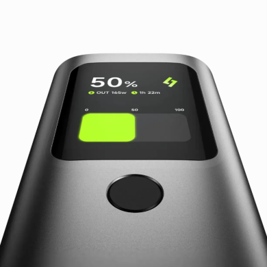 Внешний аккумулятор Sharge Retractable 165 165W (20000mAh) + кабель Type-C - Black