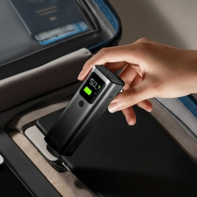 Внешний аккумулятор Sharge Retractable 165 165W (20000mAh) + кабель Type-C - Black