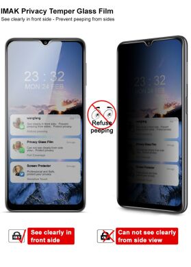 Захисне скло IMAK Privacy 9H Protect для Samsung Galaxy A12 (A125)
