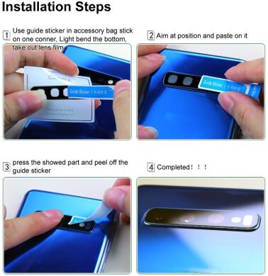 Защитное стекло на камеру IMAK Lens Protector для Samsung Galaxy S25 Edge (S937) - Black