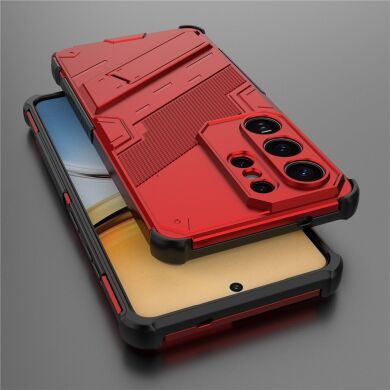 Захисний чохол Deexe Bibercas для Samsung Galaxy S26 Ultra - Red