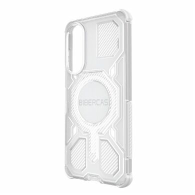 Захисний чохол Deexe Clear Bibercas для Samsung Galaxy S25 Edge (S937) - Grey