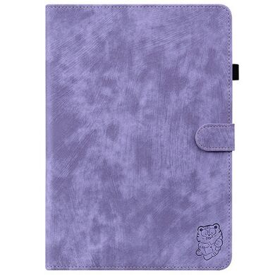 Защитный чехол Deexe Cute Tiger для Samsung Galaxy Tab S11 (X730/X736) - Purple