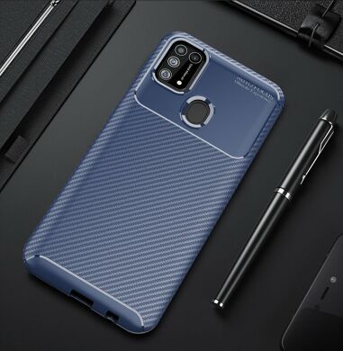 Защитный чехол Deexe Fusion для Samsung Galaxy M31 (M315) - Blue