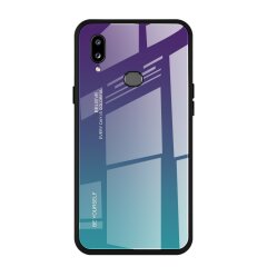 Захисний чохол Deexe Gradient Color для Samsung Galaxy A10s (A107) - Purple/Blue