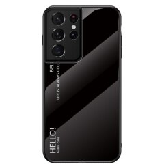 Захисний чохол Deexe Gradient Color для Samsung Galaxy S21 Ultra - Black
