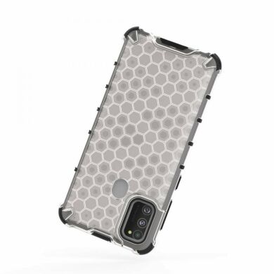 Защитный чехол Deexe Honeycomb Series для Samsung Galaxy M30s (M307) / Galaxy M21 (M215) - Transparent