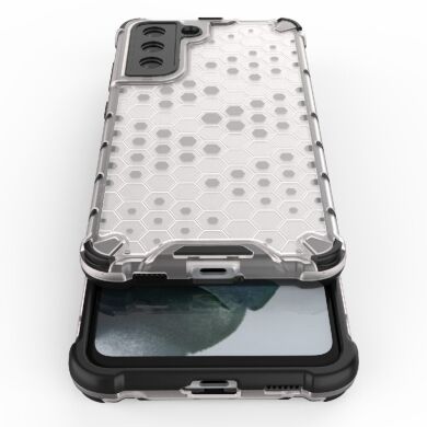 Захисний чохол Deexe Honeycomb Series для Samsung Galaxy S21 FE (G990) - White