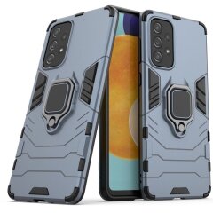 Защитный чехол Deexe Hybrid Case для Samsung Galaxy A73 - Dark Blue