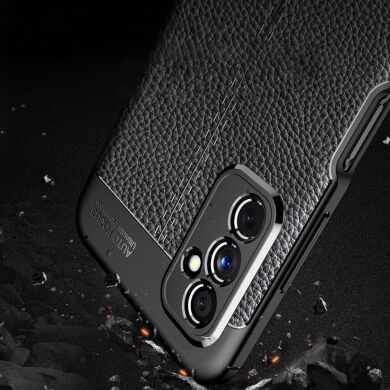 Захисний чохол Deexe Leather Cover для Samsung Galaxy M52 (M526) - Black