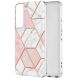 Захисний чохол Deexe Marble Pattern Samsung Galaxy S22 - White / Pink