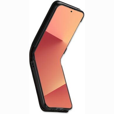 Защитный чехол Deexe Rhombus Card для Samsung Galaxy Flip 8 - Black
