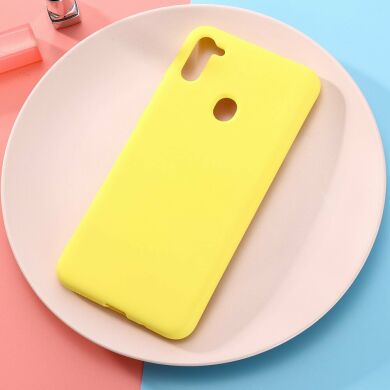 Захисний чохол Deexe Silicone Case для Samsung Galaxy A11 (A115) / Galaxy M11 (M115) - Yellow