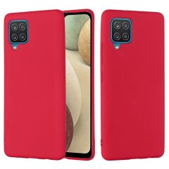Защитный чехол Deexe Silicone Case для Samsung Galaxy A22 (A225) / M22 (M225) - Red