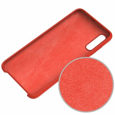 Защитный чехол Deexe Silicone Case для Samsung Galaxy A70 (A705) - Red