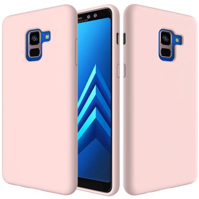 Захисний чохол Deexe Silicone Case для Samsung Galaxy A8+ (A730), Pink