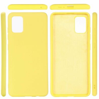 Захисний чохол Deexe Silicone Case для Samsung Galaxy S10 Lite (G770) - Yellow