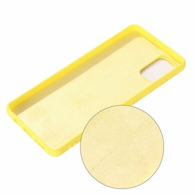 Захисний чохол Deexe Silicone Case для Samsung Galaxy S10 Lite (G770) - Yellow