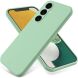 Защитный чехол Deexe Silicone Case для Samsung Galaxy S24 FE (S721) - Green. Фото 1 из 8