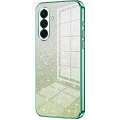 Защитный чехол Deexe Sparkles Cover для Samsung Galaxy A36 (A366) - Green