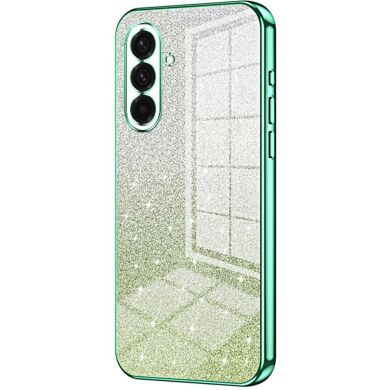 Защитный чехол Deexe Sparkles Cover для Samsung Galaxy A36 (A366) - Green