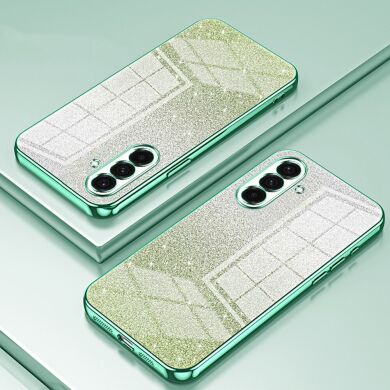 Защитный чехол Deexe Sparkles Cover для Samsung Galaxy A36 (A366) - Green