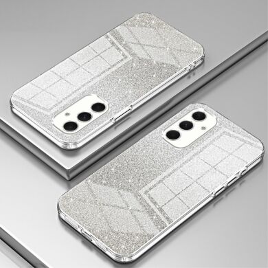 Захисний чохол Deexe Sparkles Cover для Samsung Galaxy A54 (A546) - Transparent