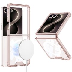 Захисний чохол GKK AirBag Mag для Samsung Galaxy Flip 8 - Transparent Pink