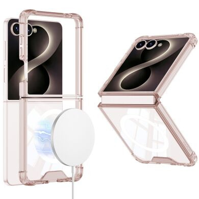 Захисний чохол GKK AirBag Mag для Samsung Galaxy Flip 8 - Transparent Pink