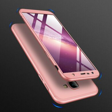 Защитный чехол GKK Double Dip Case для Samsung Galaxy J4+ (J415) - Rose Gold