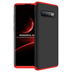 Захисний чохол GKK Double Dip Case для Samsung Galaxy S10 Plus (G975) - Black / Red