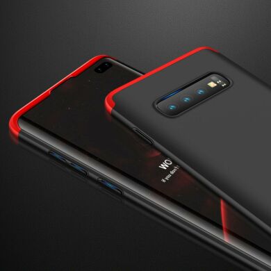 Защитный чехол GKK Double Dip Case для Samsung Galaxy S10 Plus (G975) - Black / Red