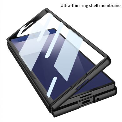 Защитный чехол GKK Ring Shell для Samsung Galaxy Fold 7 - Black