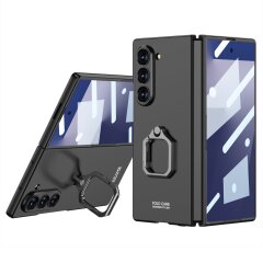 Защитный чехол GKK Ring Shell для Samsung Galaxy Fold 7 - Black