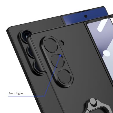 Защитный чехол GKK Ring Shell для Samsung Galaxy Fold 7 - Black