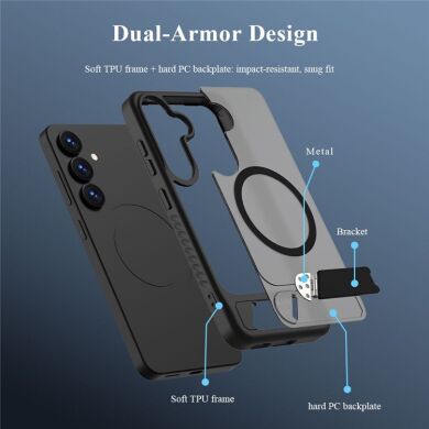 Захисний чохол LEREACH Le-Chic Series для Samsung Galaxy S24 (S921) / Galaxy S25 (S931) - Grey