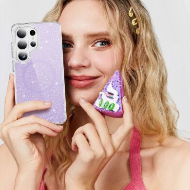 Захисний чохол Reframe Glitter Magnetic Case для Samsung Galaxy S26 Ultra (S948) - Blue