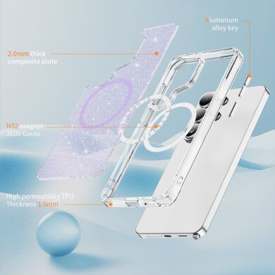 Захисний чохол Reframe Glitter Magnetic Case для Samsung Galaxy S26 Ultra (S948) - Blue