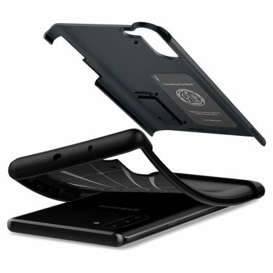 Захисний чохол Spigen (SGP) Slim Armor для Samsung Galaxy Note 10 (N970) - Metal Slate