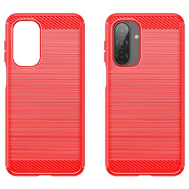 Захисний чохол UniCase Carbon для Samsung Galaxy A17 (A175) - Red