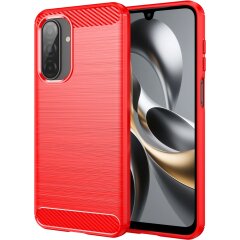 Захисний чохол UniCase Carbon для Samsung Galaxy A17 (A175) - Red