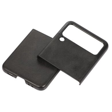 Защитный чехол UniCase Leather Series для Samsung Galaxy Flip 3 - Black