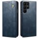 Защитный чехол UniCase Leather Wallet для Samsung Galaxy S23 Ultra (S918) - Blue. Фото 1 из 9