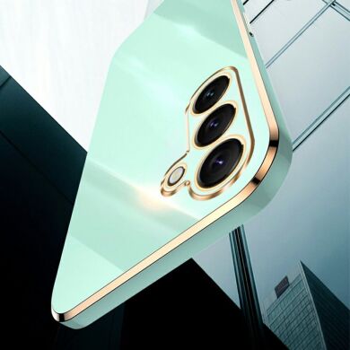 Захисний чохол XINLI Porcelain Design для Samsung Galaxy S25 FE (S731) - Cyan