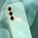 Захисний чохол XINLI Porcelain Design для Samsung Galaxy S25 FE (S731) - Cyan