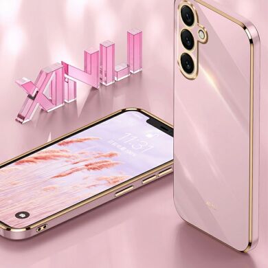 Захисний чохол XINLI Porcelain Design для Samsung Galaxy S25 FE (S731) - Cyan